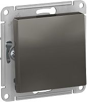 Переключатель без рамки Systeme Electric AtlasDesign 1-кл. проходной сталь картинка